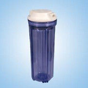 прозрачный корпус фильтра седимента очищения воды семьи пластичный 5 дюймов