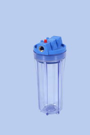 корпус фильтра 5 дюймов прочный ясный пластичный для фильтрации питьевой воды